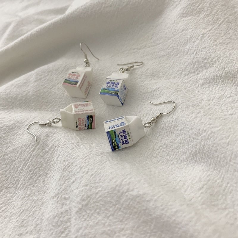 Milk Box Earrings