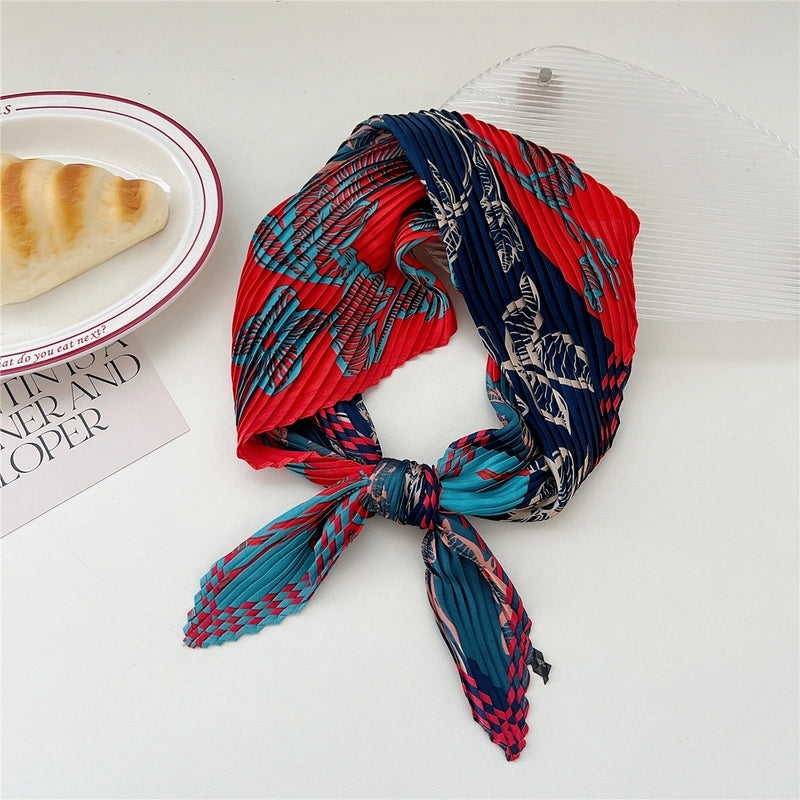 Women's Casual Minimalist Flower Polyester Printing Scarf