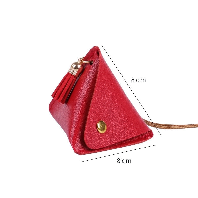 Unisex Solid Color Pu Leather Buckle Wallets