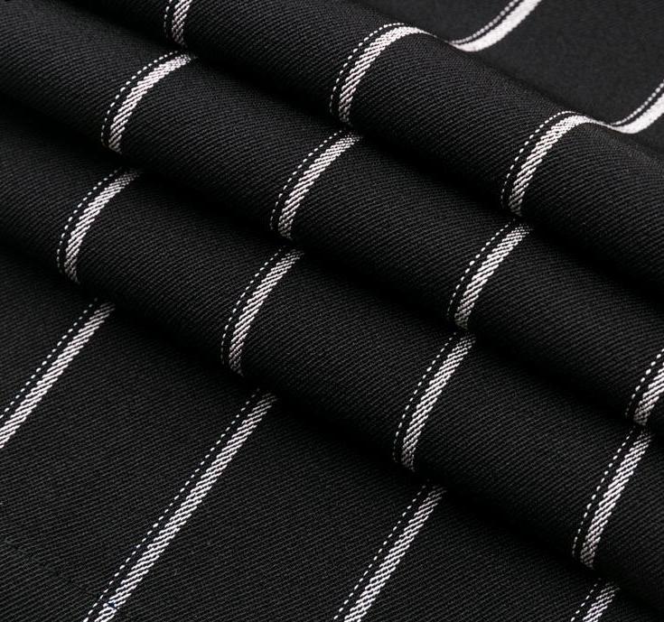 Vertical Striped Straight Trousers