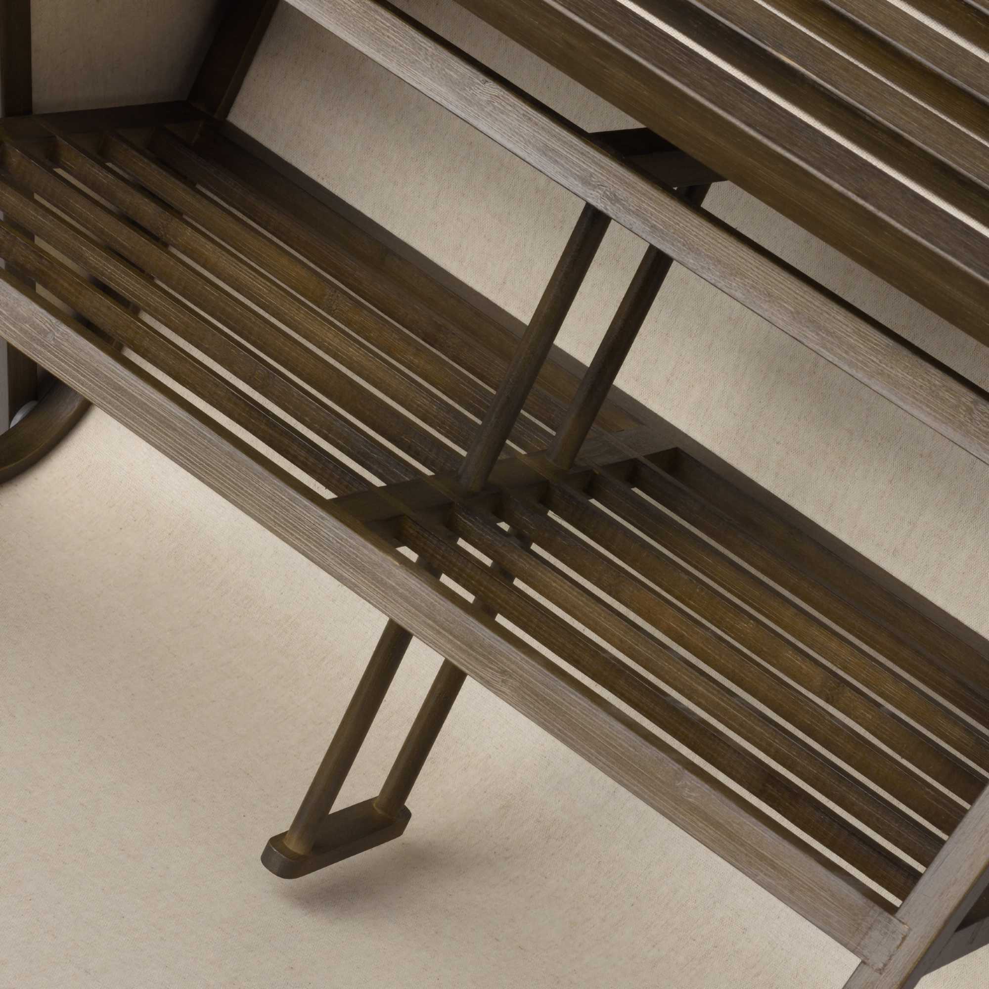 Gudee Tolin Storage Bench. brown