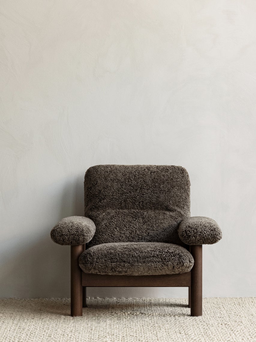 Brasilia Lounge Chair. Sheepskin
