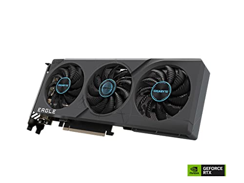 Gigabyte Tarjeta gráfica GeForce RTX 4060 Ti Eagle 8G. 3 Ventiladores WINDFORCE. 8 GB 128 bits GDDR6. GV-N406TEAGLE-8GD