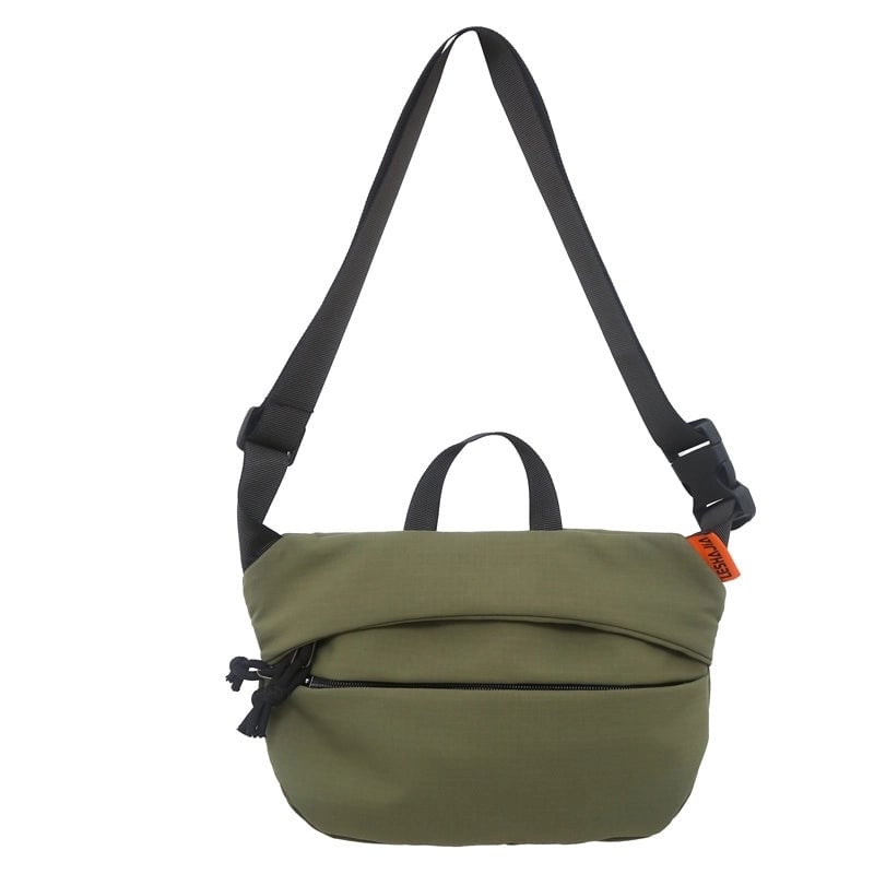 Unisex Vacation Streetwear Sports Solid Color Nylon Waist Bags