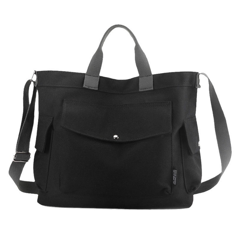 Women's Bag Winter New Shoulder Messenger Bag Trendy Canvas Bag Large Capacity Portable Large Bag Women's Bag