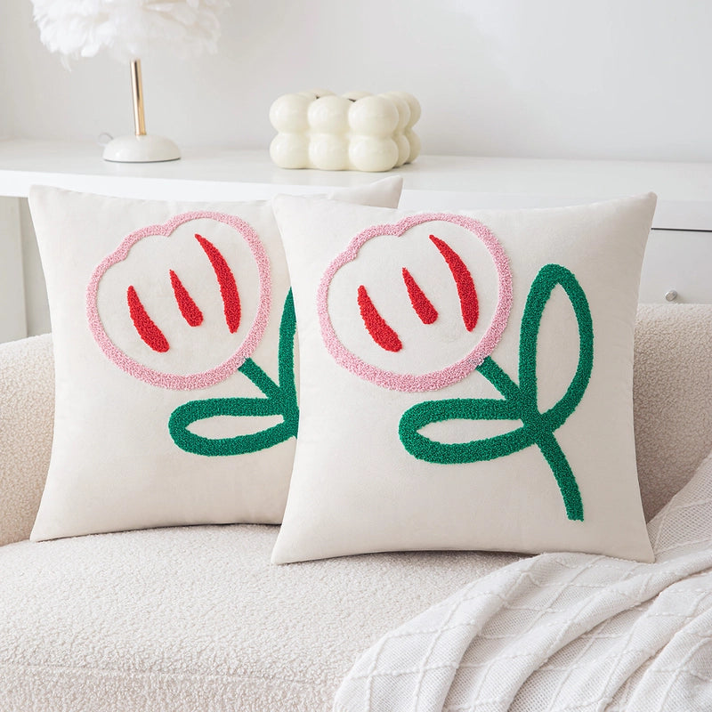 IG Style Panda Flower Watermelon Polyester Pillow Cases Couch & Sofa Decor