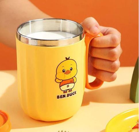 KIDS Insulated Vacuum Coffee Cup 400 ML Kids Cartoon Insulated Mug