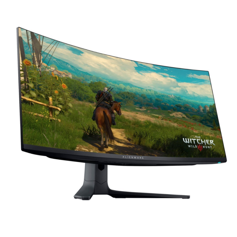 Alienware - AW3423DWF Monitor de juegos ultraancho curvo OLED Quantum Dot de 34