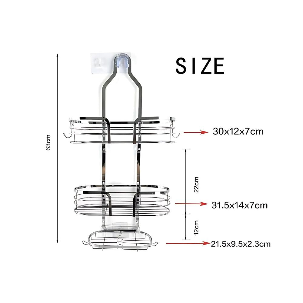 Three Layer Shower Organiser Caddy