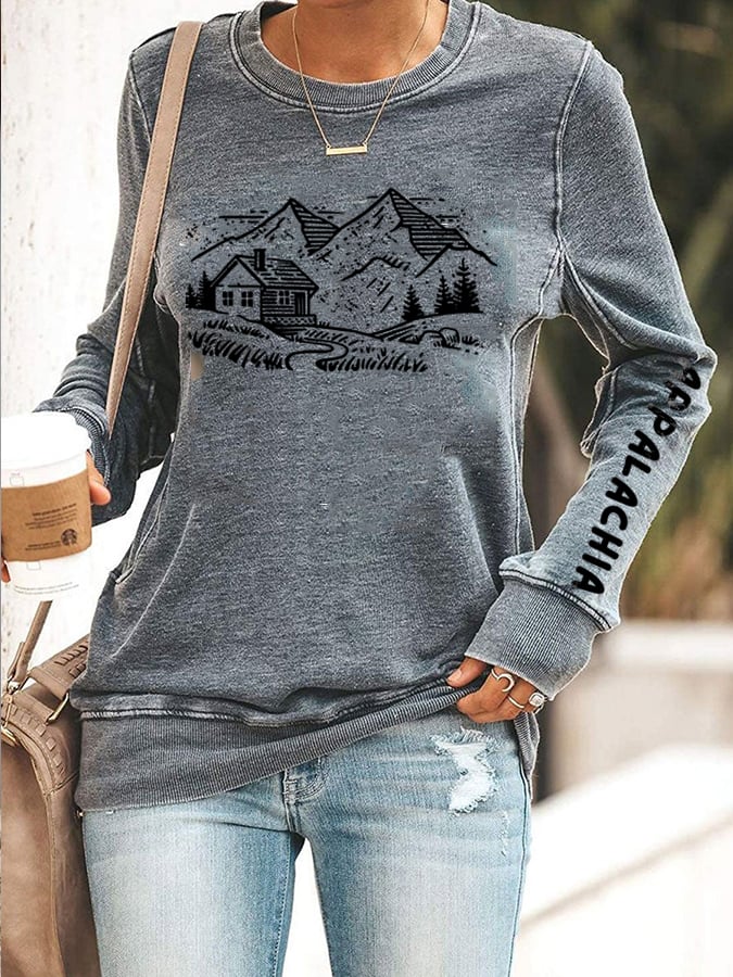 Women's Hurricane Helen Disaster Relief Printed Sweatshirt