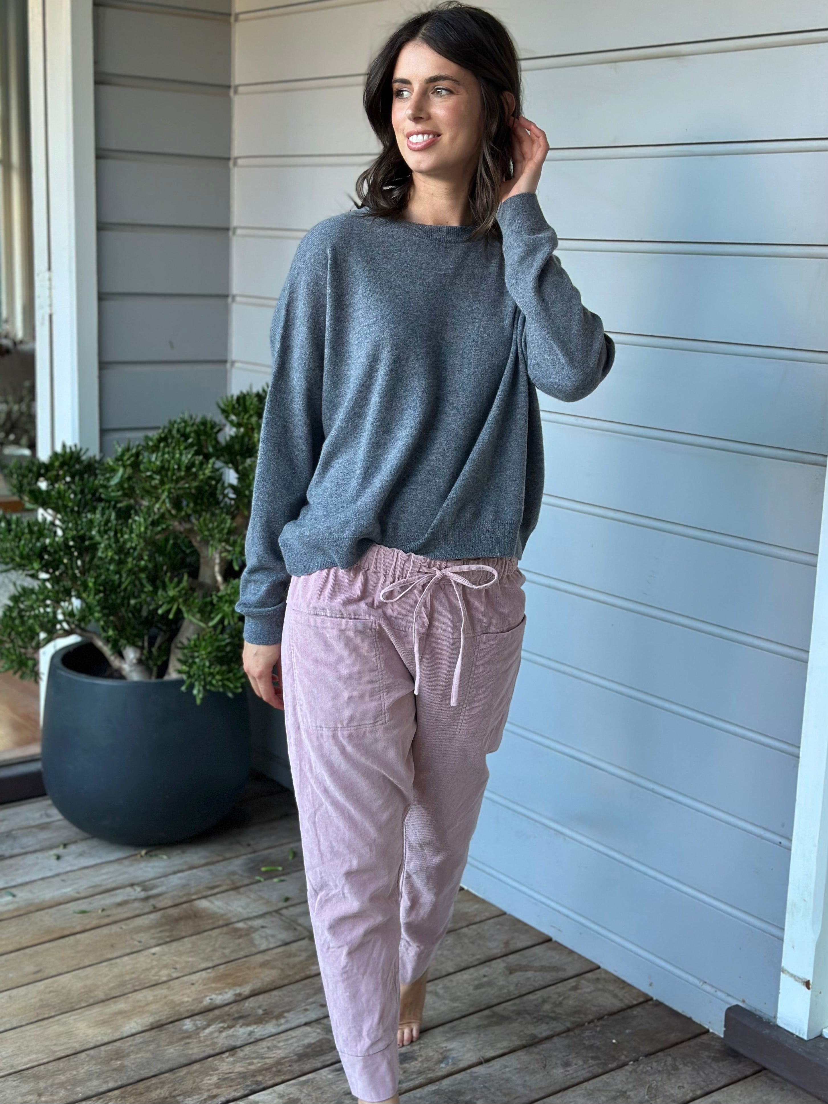 darcy pants-dusty pink  cord