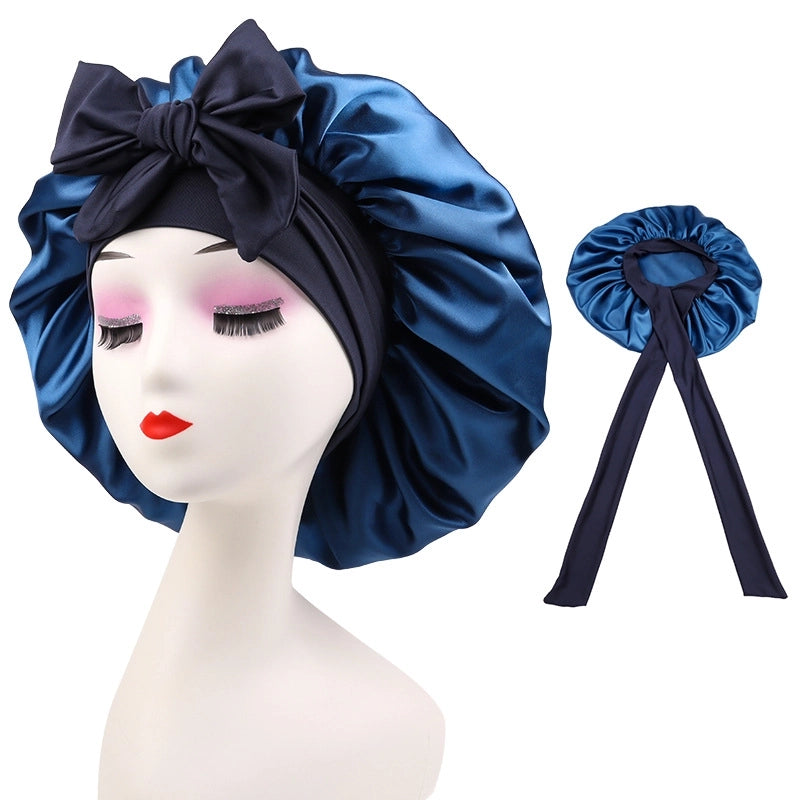 2 Pieces Women's Solid Color Solid Color Eaveless Hair Cap