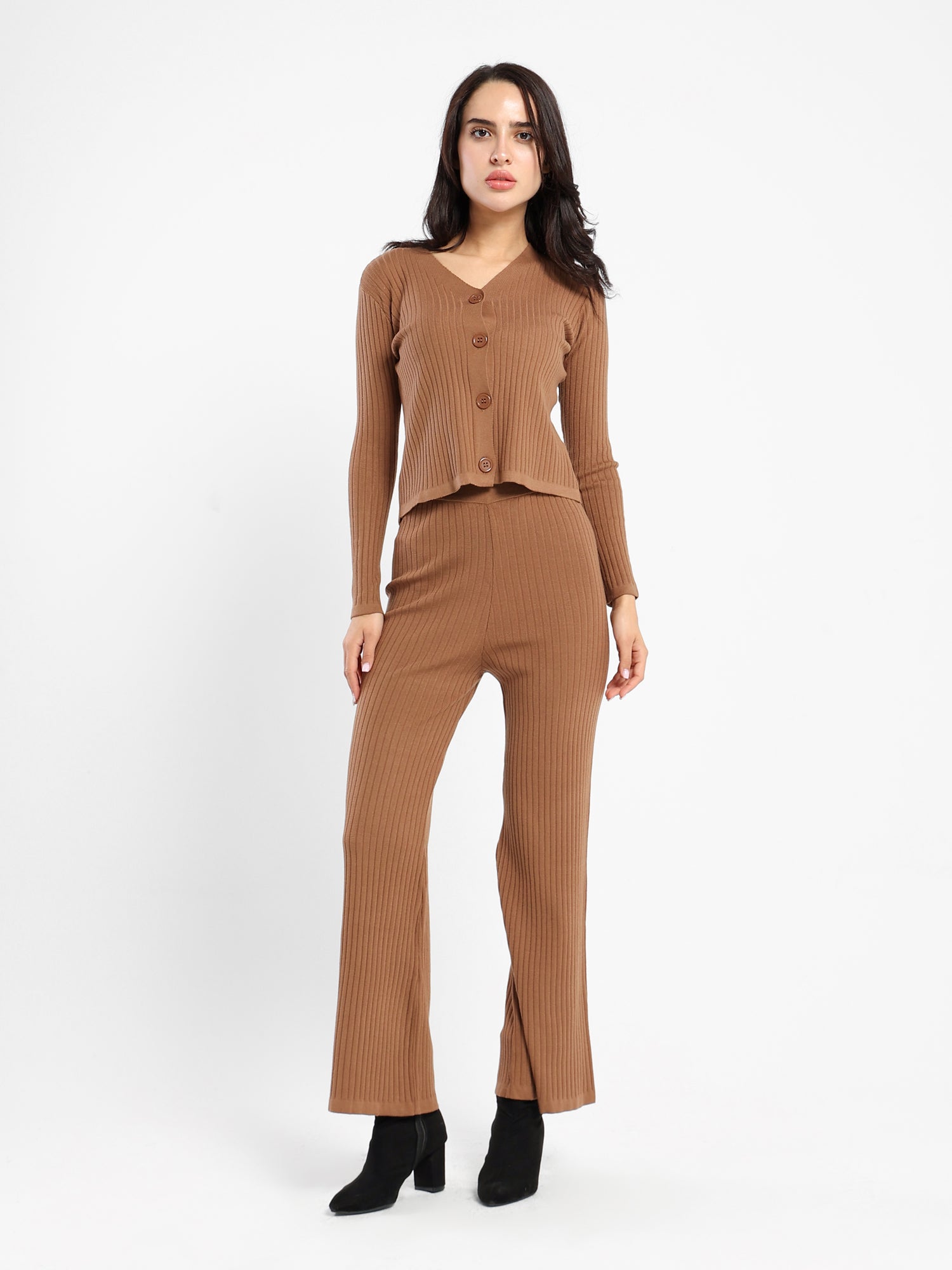 Ribbed Design Pants