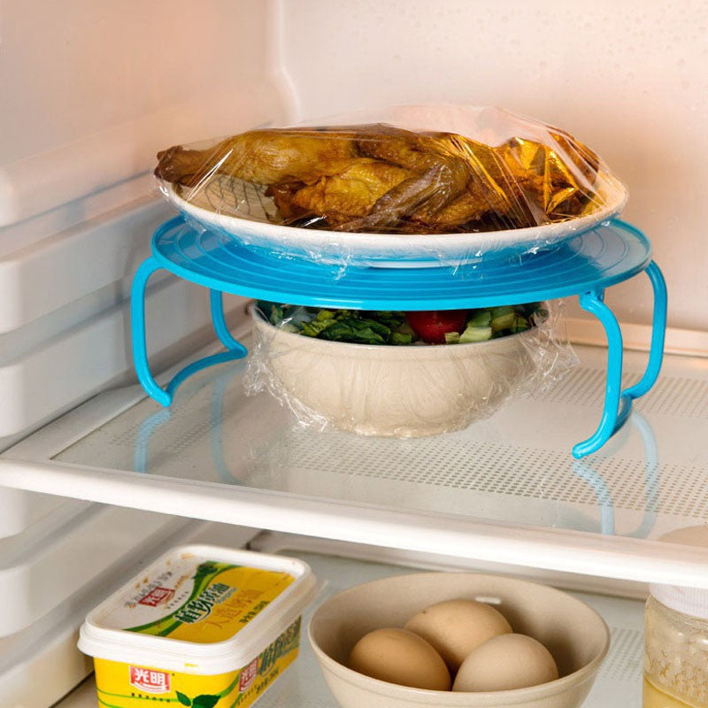 Multifunctional serving tray. or fridge/ Microwave placement rack organizer