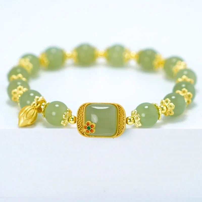 🔥 BIG SALE 🔥Hotan Jade Beaded Bracelet