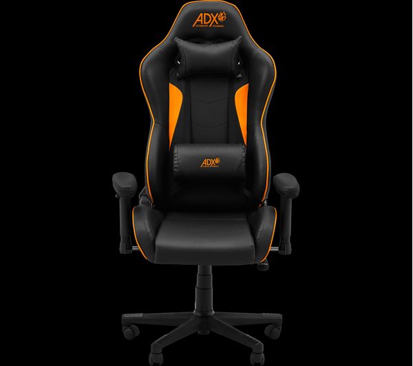 Silla para juegos ADX Firebase Advanced 21 - Negro y naranja