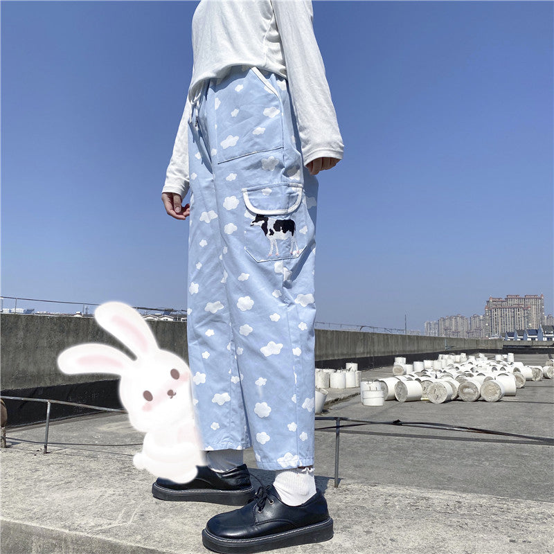 Cow Cloud Pants KF81651