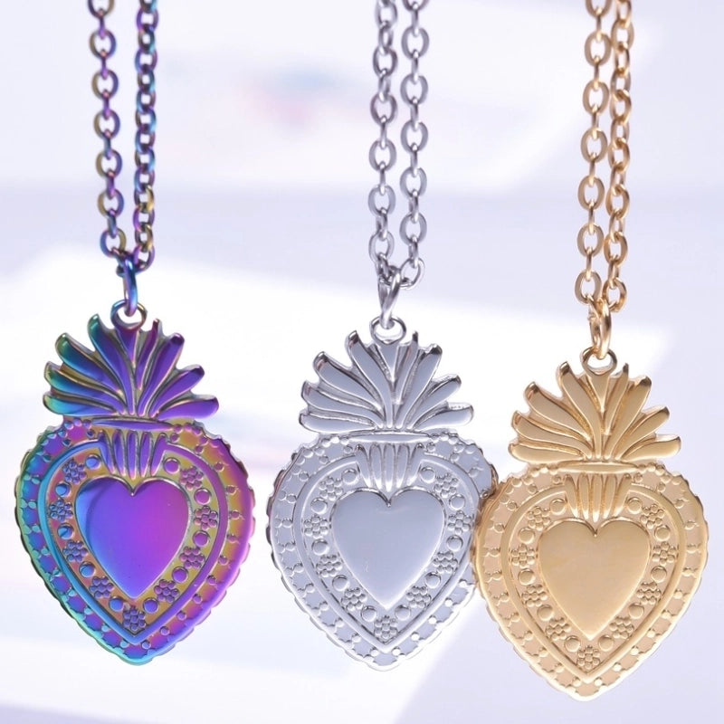 304 Stainless Steel Minimalist Classic Style Plating Strawberry Pendant Necklace