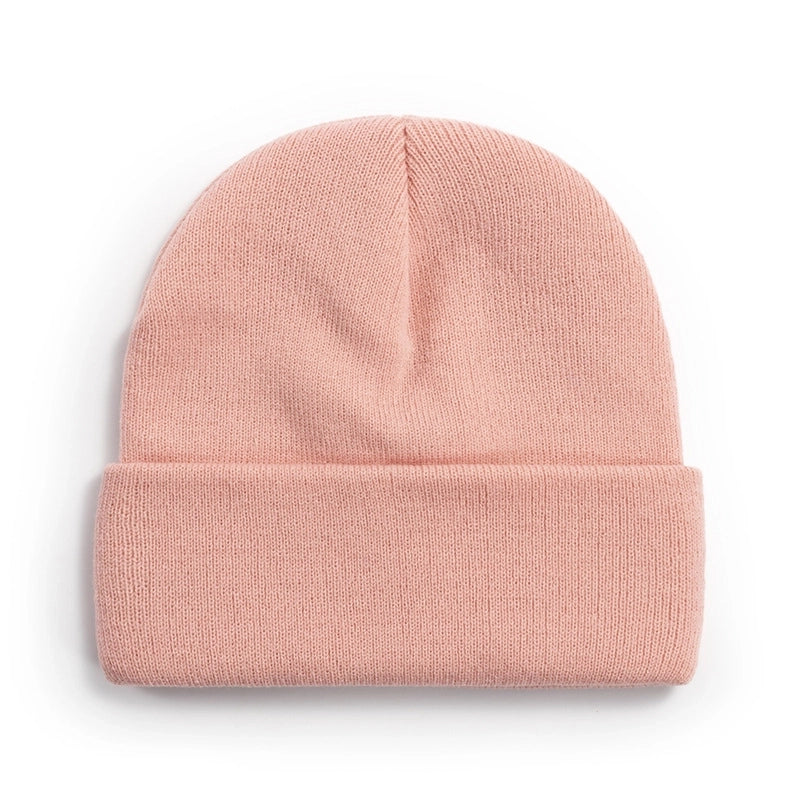 Unisex Minimalist Solid Color Eaveless Wool Cap