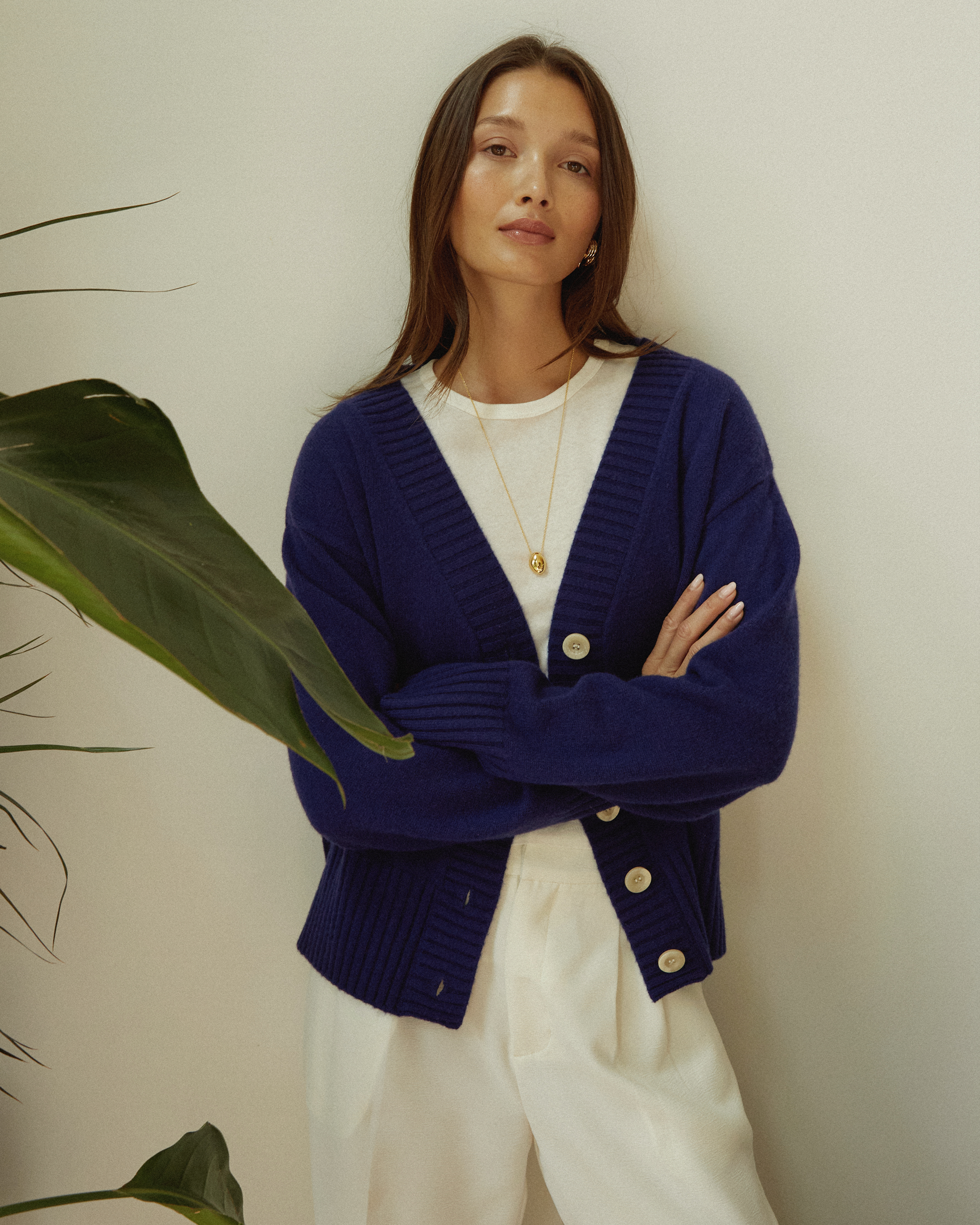 Alita Wool-Cashmere Cardigan