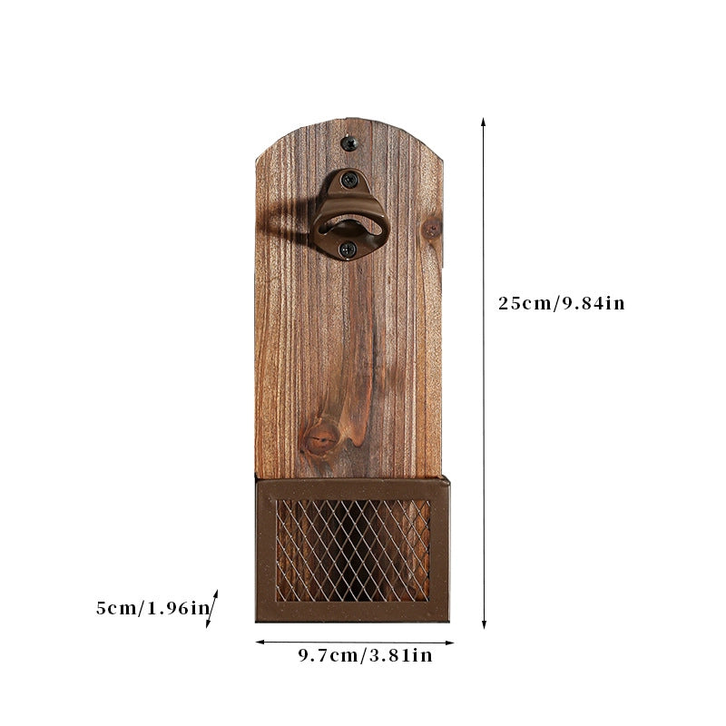 Retro Solid Color Wood Can Openers 1 Piece