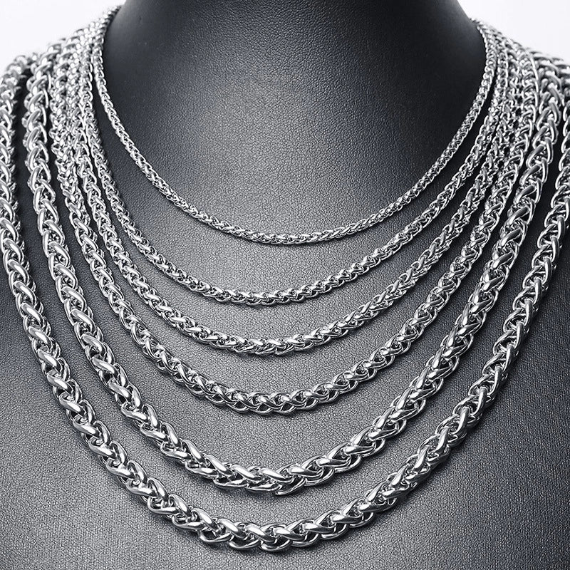 Jewelry Minimalist Geometric 201 Stainless Steel Plating Stainless Steel Necklaces