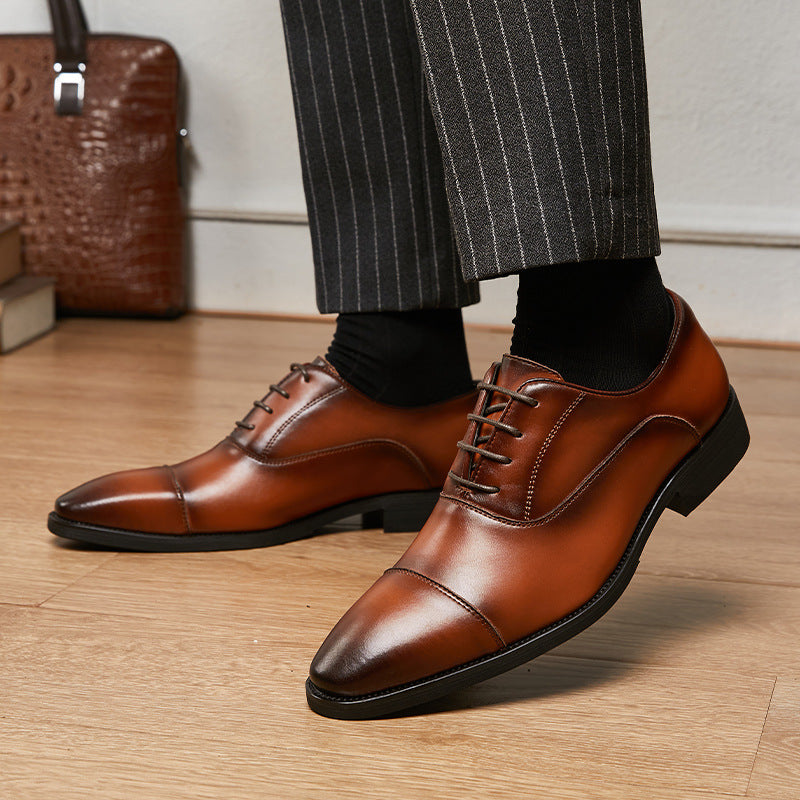 Men's Leather Fashion Oxford Casual Shoes