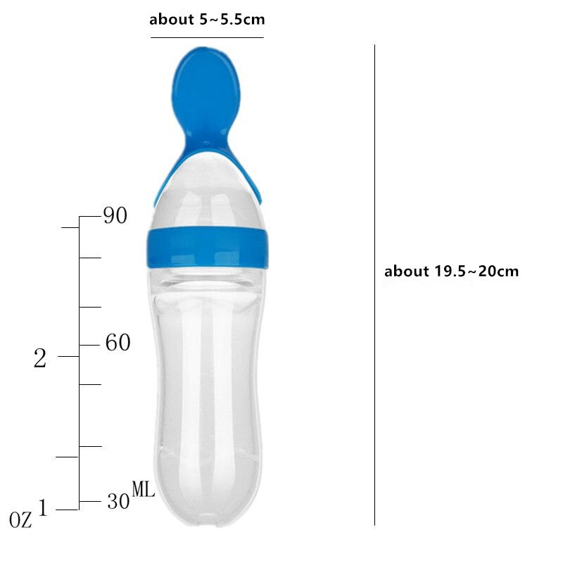 Baby Feeding Bottle With Spoon