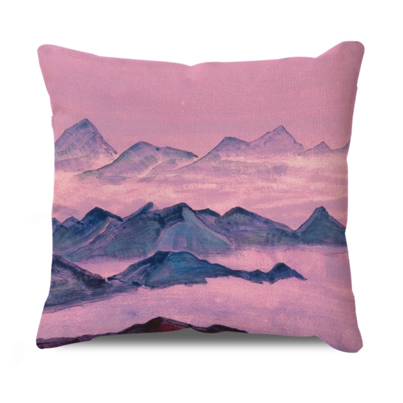 Minimalist Landscape Linen Pillow Cases Couch & Sofa Decor