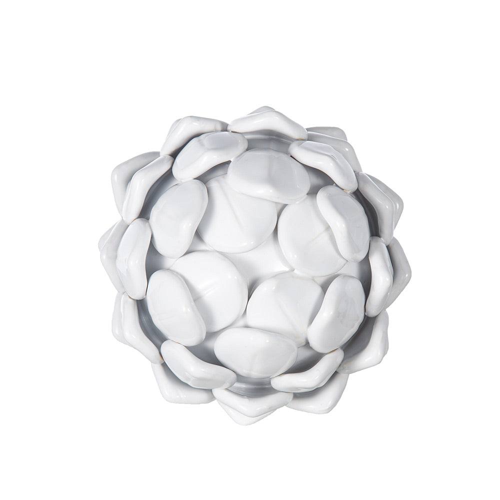 Artichoke Decorative Accent Large - White