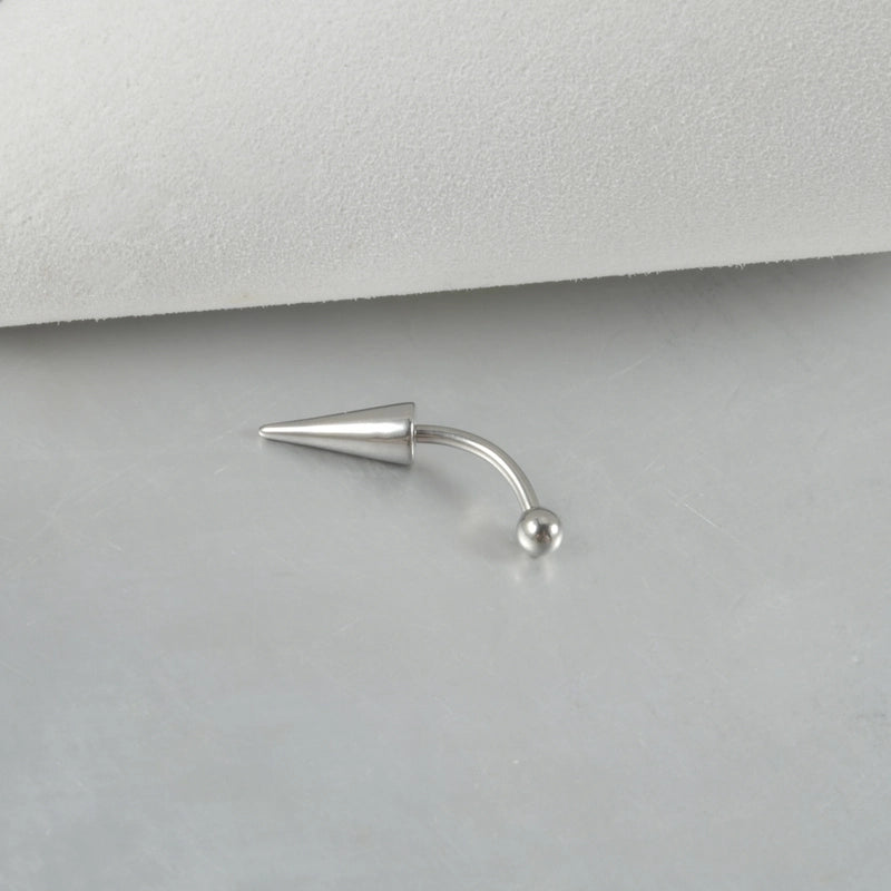 4 Pieces Eyebrow Studs Casual Exaggerated Minimalist Solid Color 304 Stainless Steel Plating 18K Gold Plated