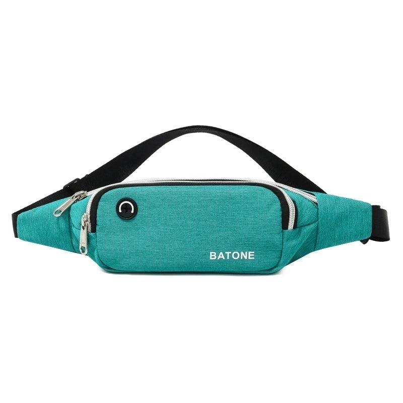 Men's Letter Polyester Zipper Fanny Pack