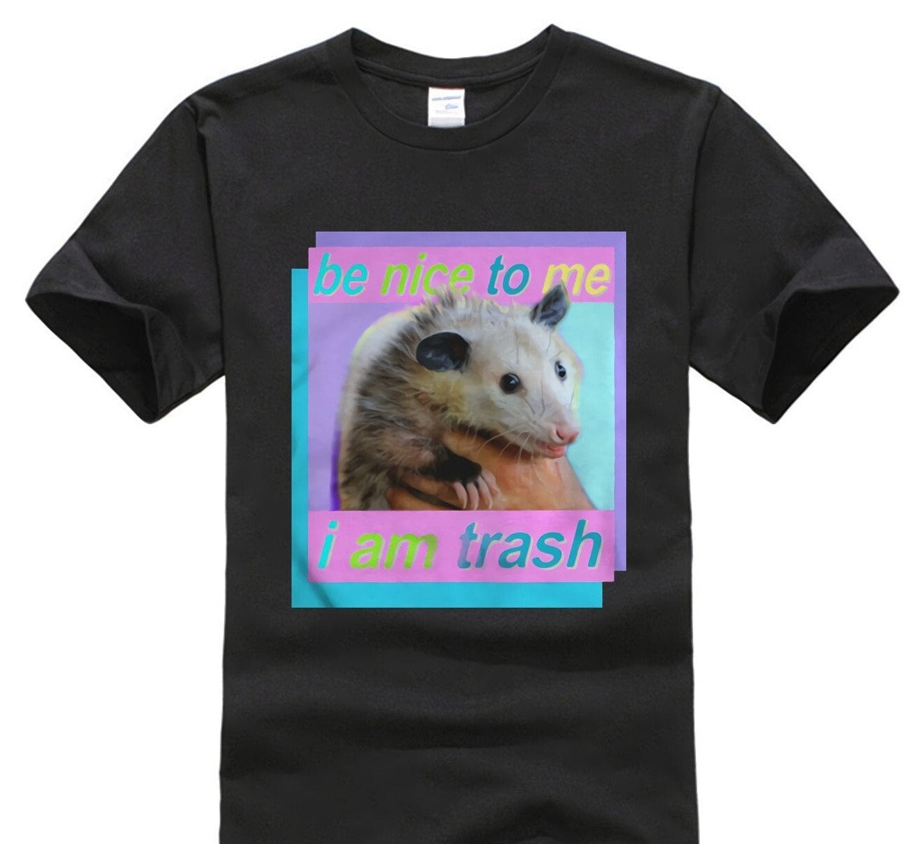 Be nice to me I am trash Possum Tee