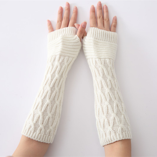 Fingerless Knitted Arm Gloves