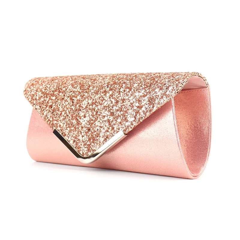 Fashion Style PU Sequined Evening Bag Cosmetic Bag Evening Bag