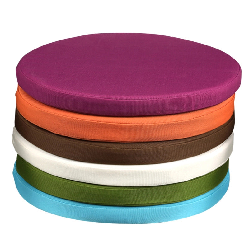 Round Outdoor Cushion Fat Cushion Customized Four Seasons Universal Cushion Solid Color Cotton And Linen Fabric Removable And Washable Chair Cushion