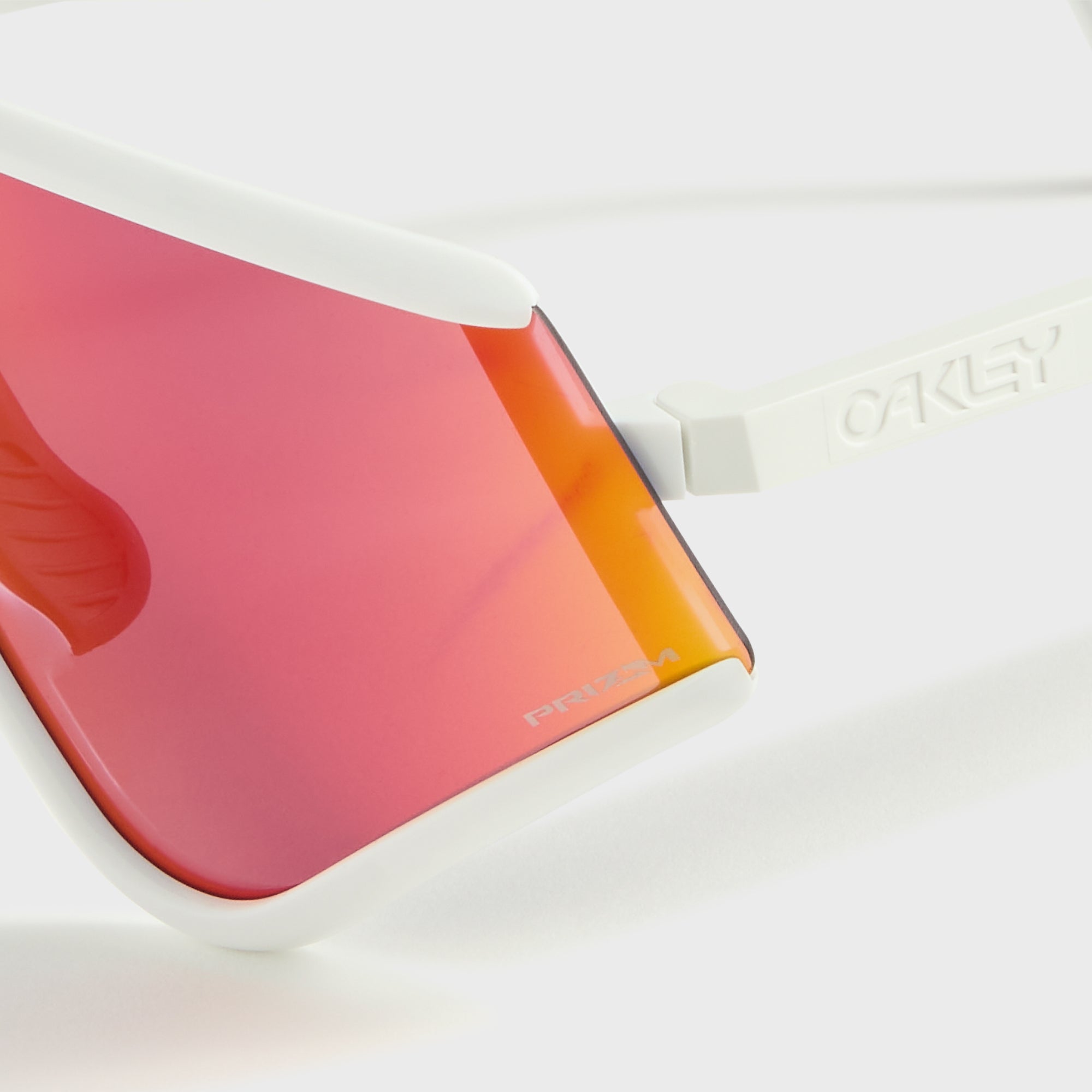 Oakley Eyeshade - White / Prizm Road