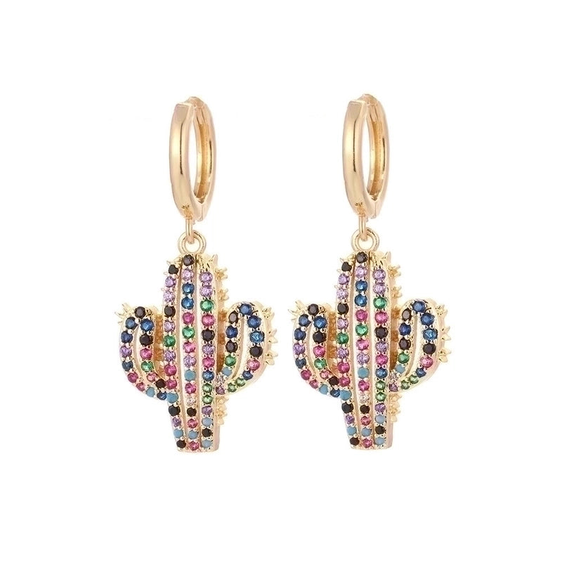 Copper Plating Geometric Zircon