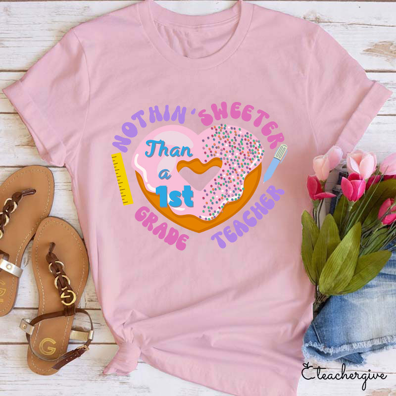 Personalized Nothing Sweeter Than A Teacher T-Shirt