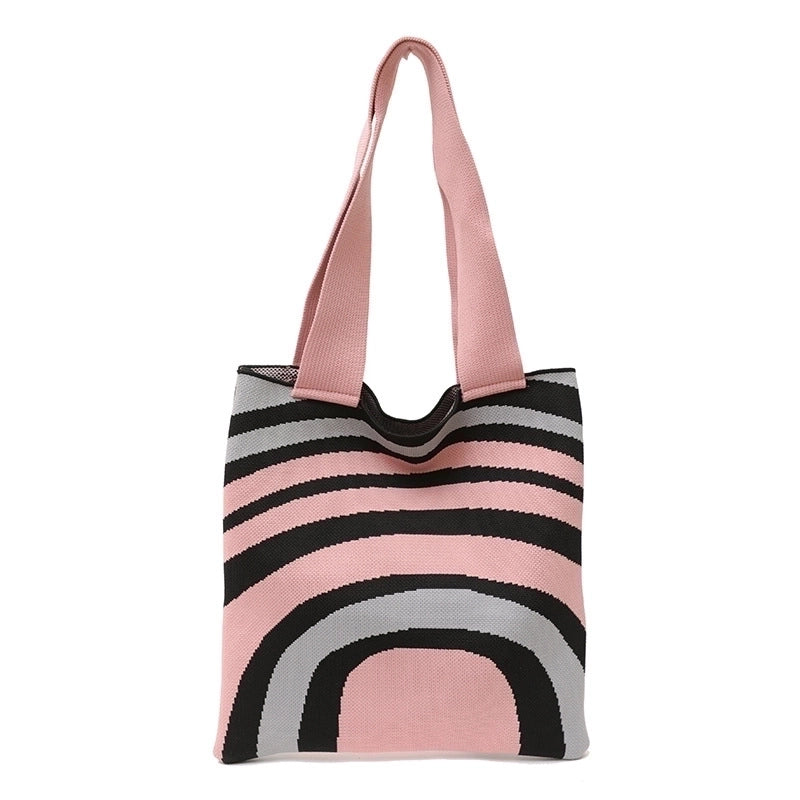 Women's Medium Polyester Plaid Streetwear Square Open Shoulder Bag