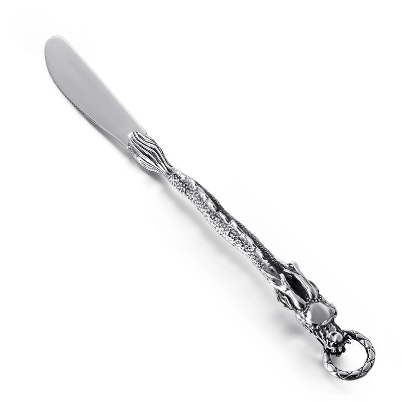 Casual Solid Color Stainless Steel Tableware