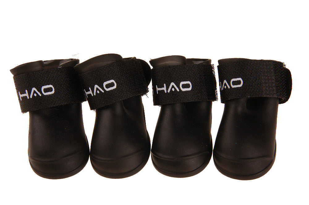 Multicolor Non-slip Dog Rain Shoes
