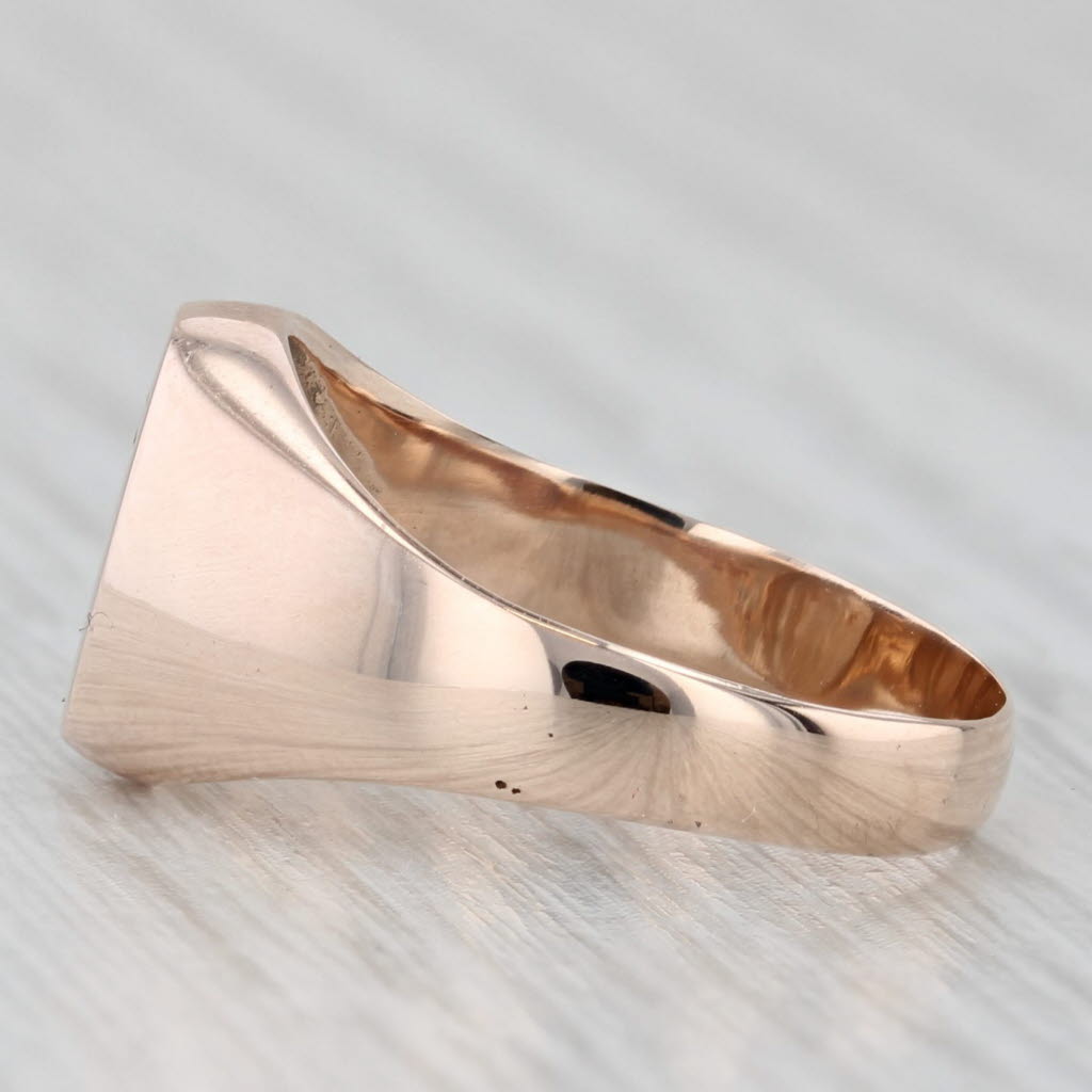 Vintage Delta Gamma Sorority Signet Ring 10k Rose Gold Size 5
