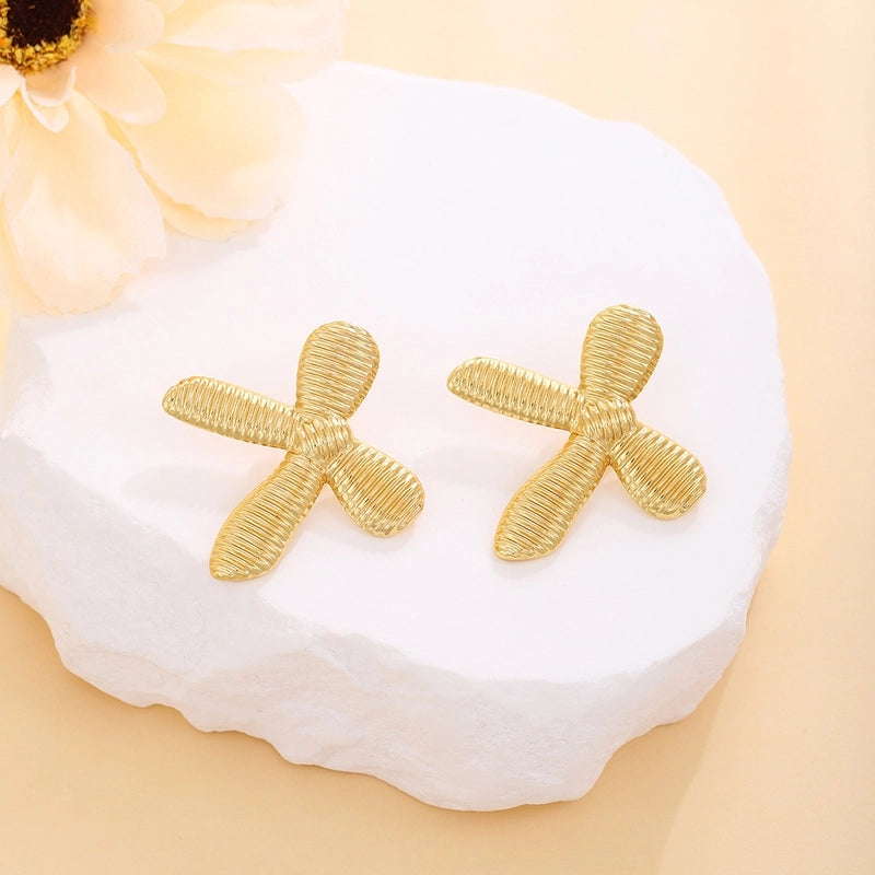 1 Pair Elegant Minimalist Geometric 304 Stainless Steel Stainless Steel Earrings