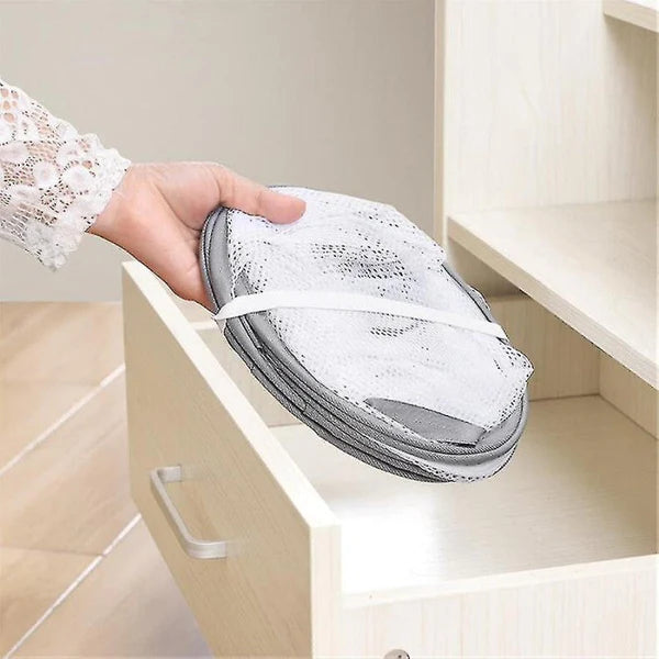 Foldable Pop Up Mesh Baskets Easy Open Laundry Clothes Hamper Basket