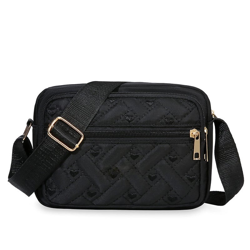 Waterproof Embroidery Thread Oxford Cloth Women's Bag Shoulder Bag Middle-aged Mother Bag Messenger Bag Mother-in-law Casual Cloth Bag Printed Backpack