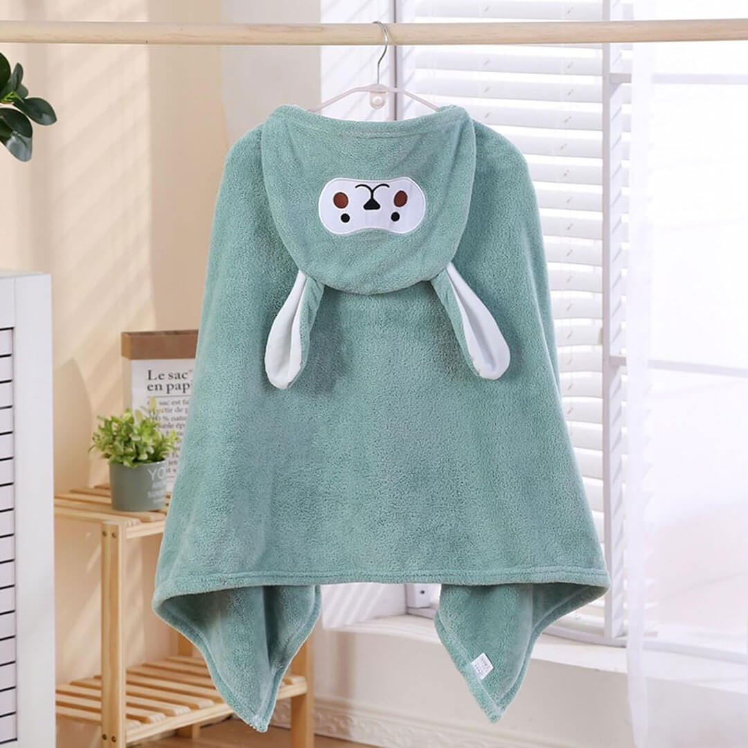 Hooded Cartoon Bath Towel for Kids