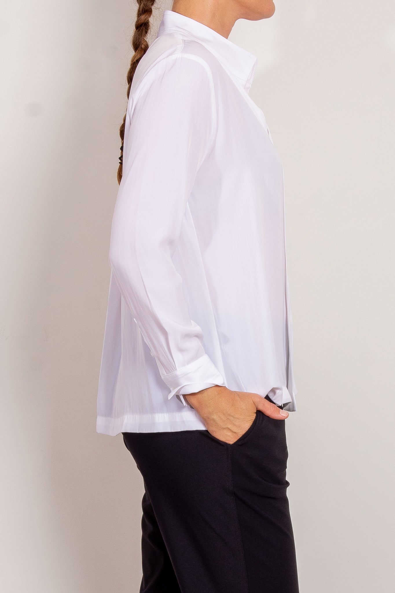 Mela Purdie Bevel Neck Shirt Mache