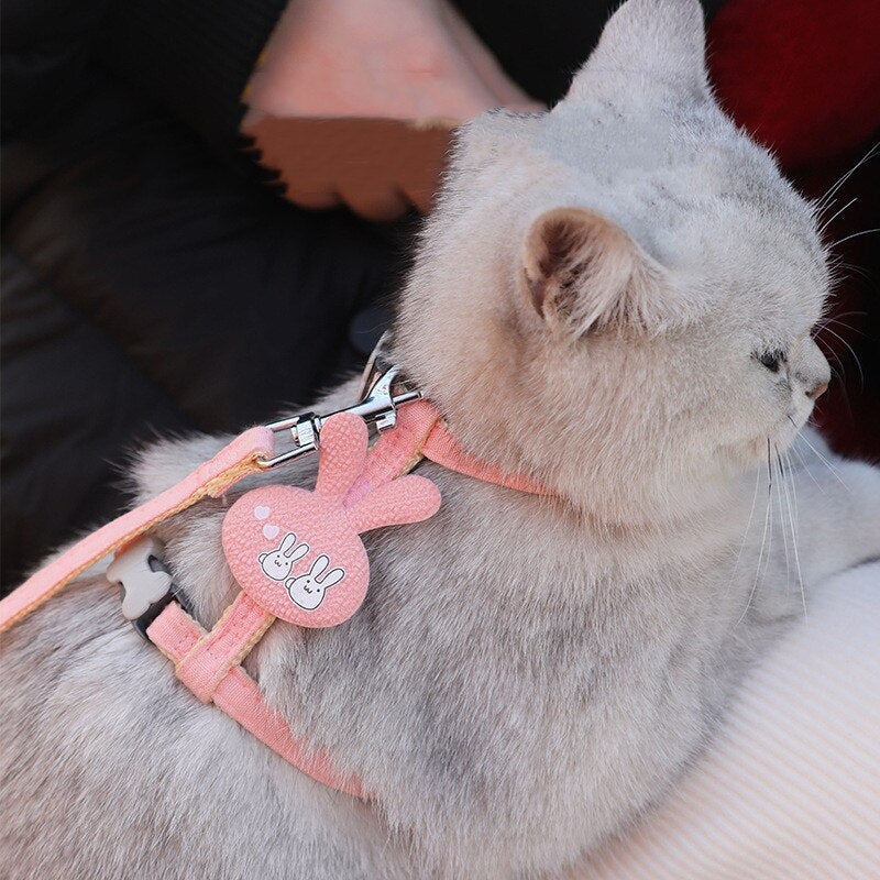 Adjustable Nylon Pet Cat Halter Collar