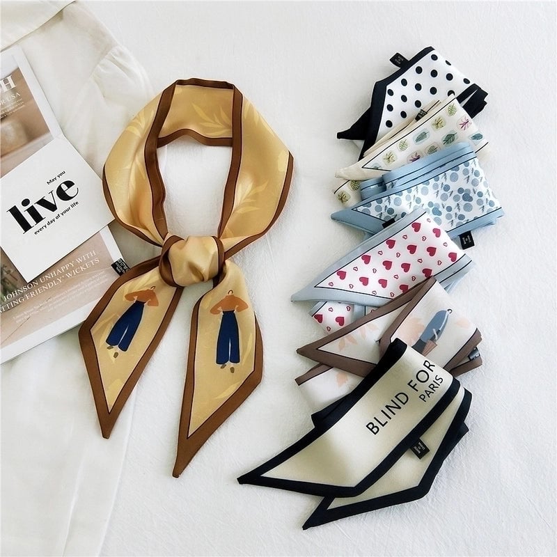 Fashion Narrow Strip Scarf